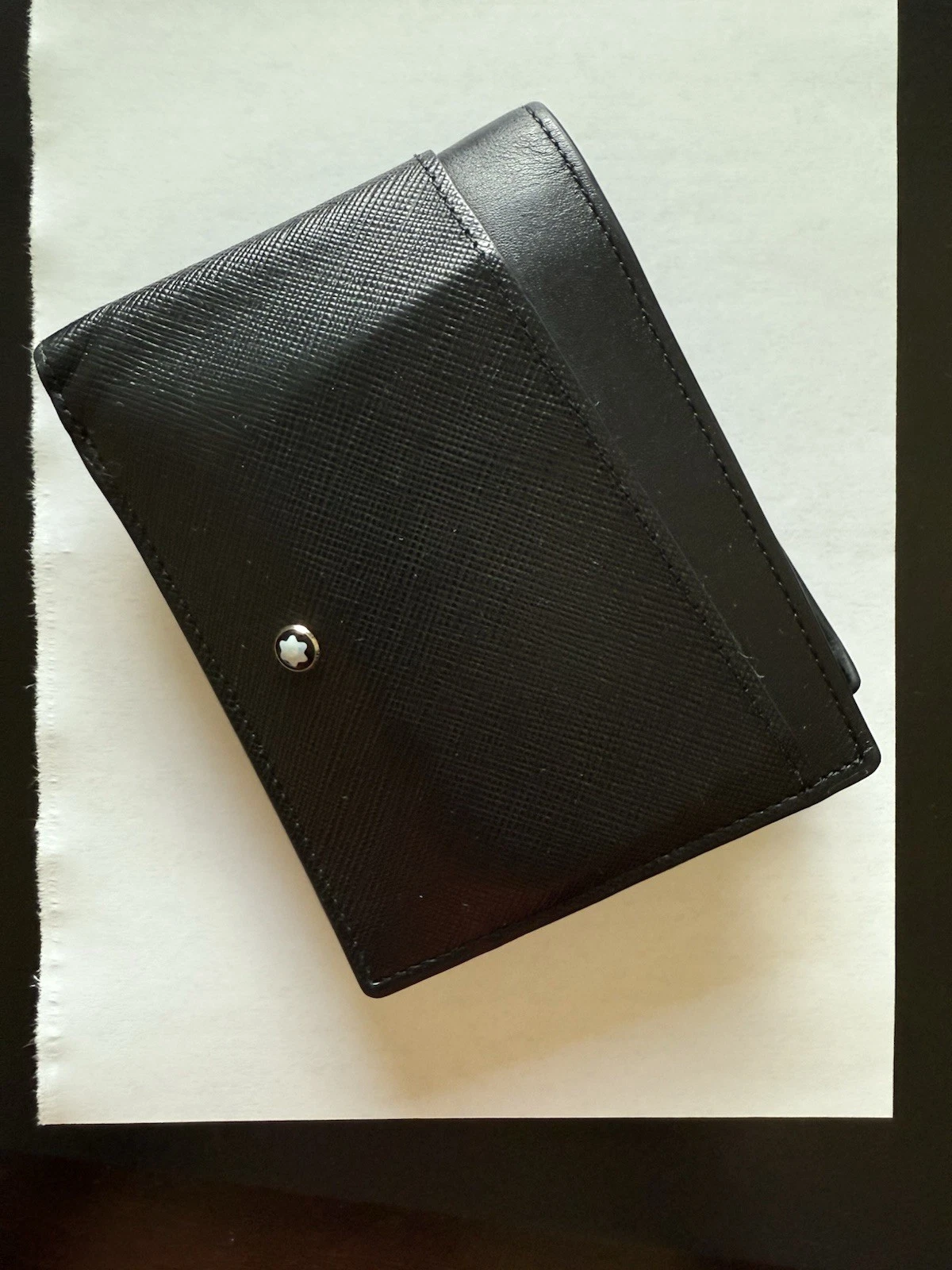 Mont Blanc Men’s Wallet, Black MB198315