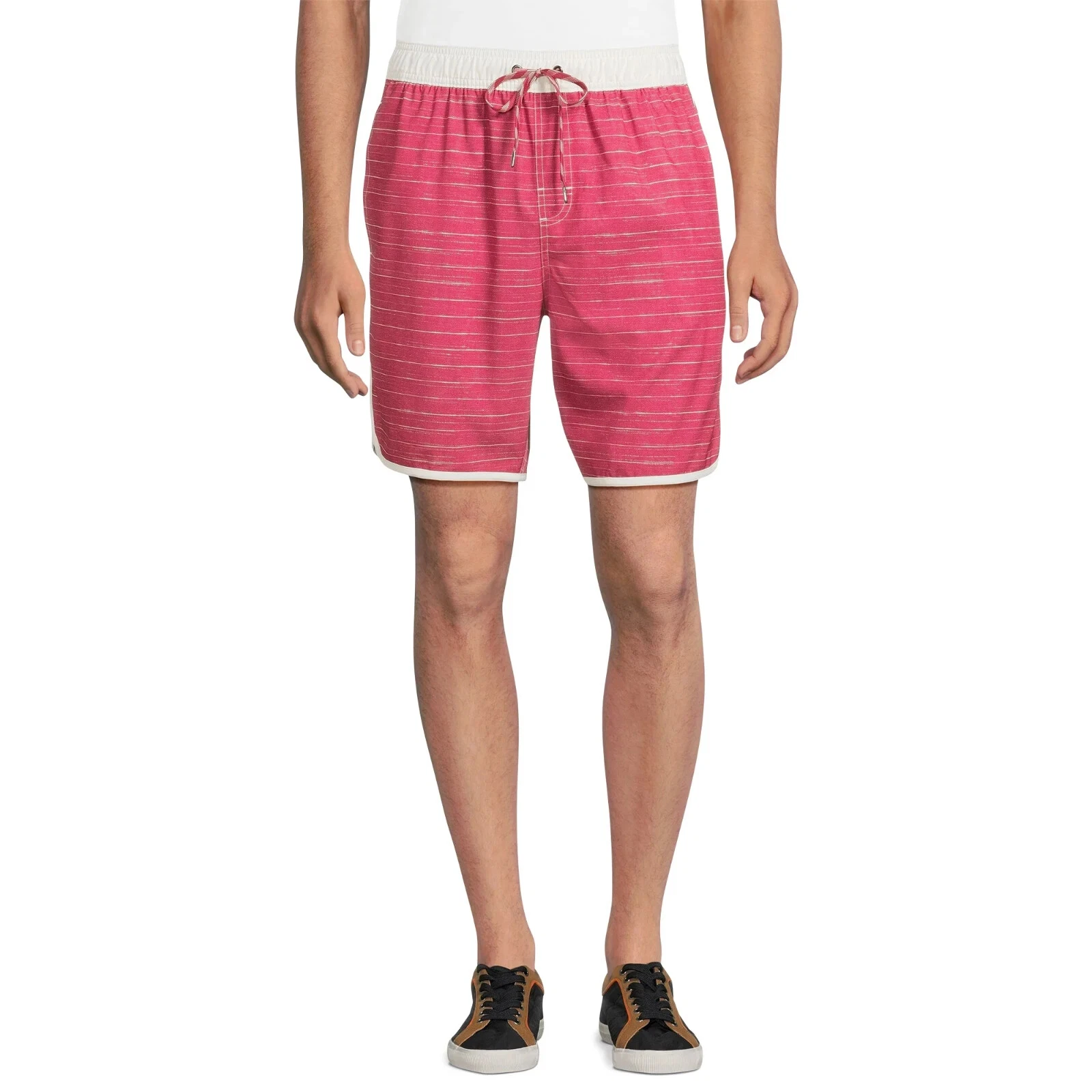 George Men's & Big Men's Dolphin Hem Swim Trunks with UPF50+, 8" Inseam