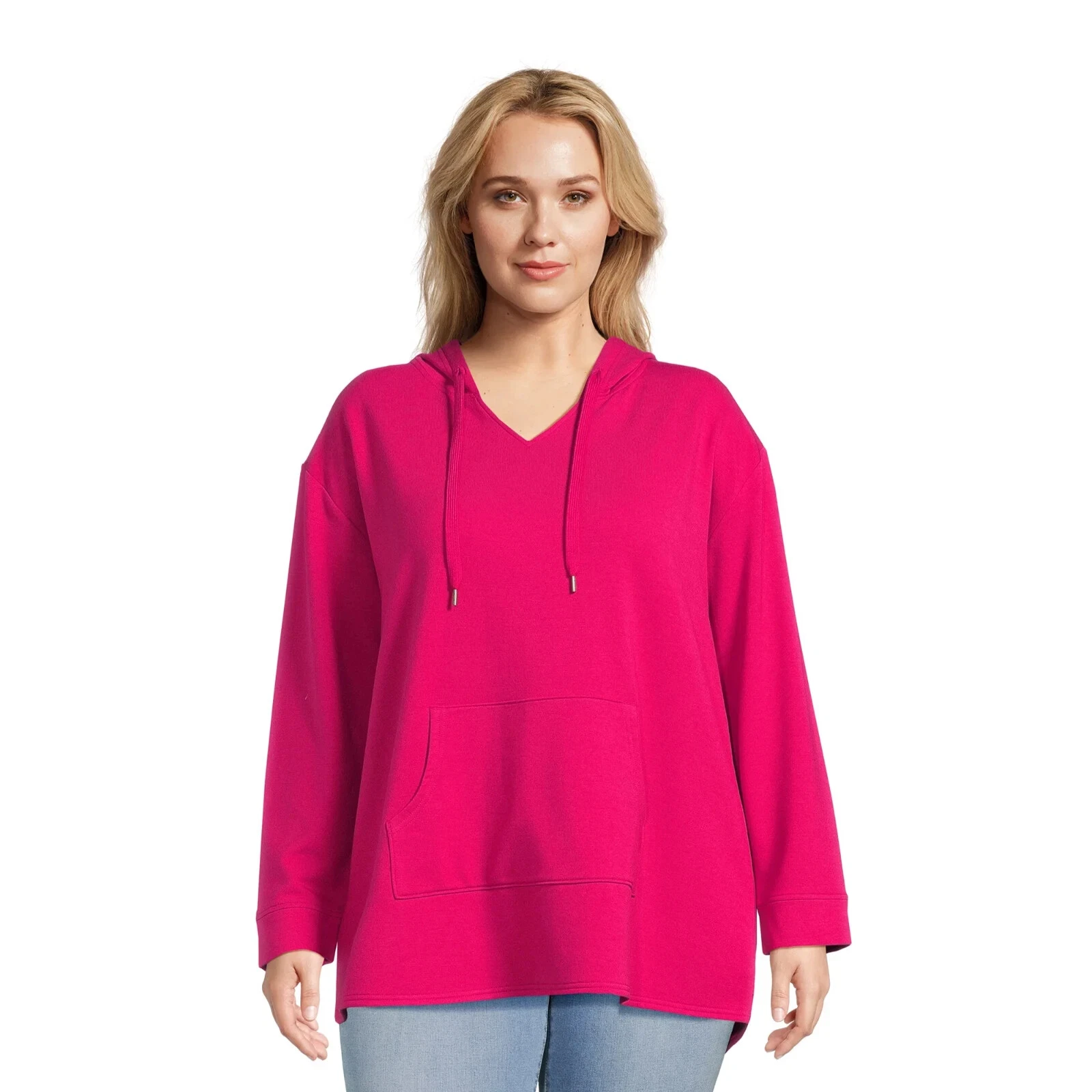 Terra & Sky Women's Plus Size Pull Over Hoodie