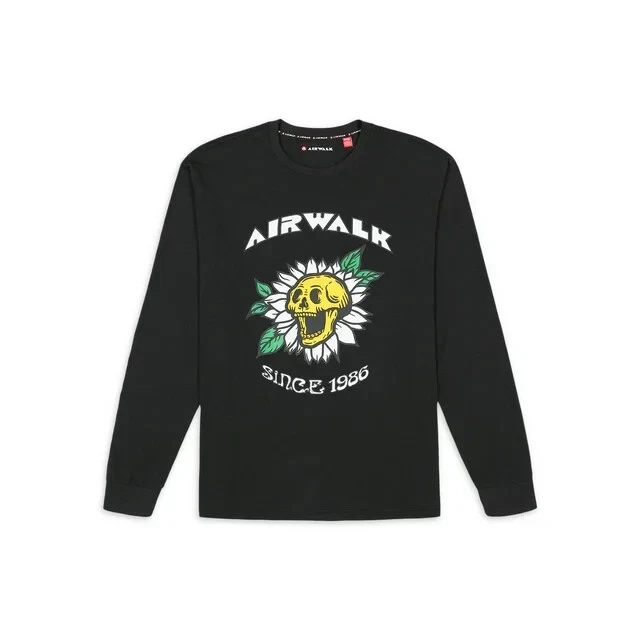 Airwalk Men's & Big Men's Long Sleeve T-Shirt