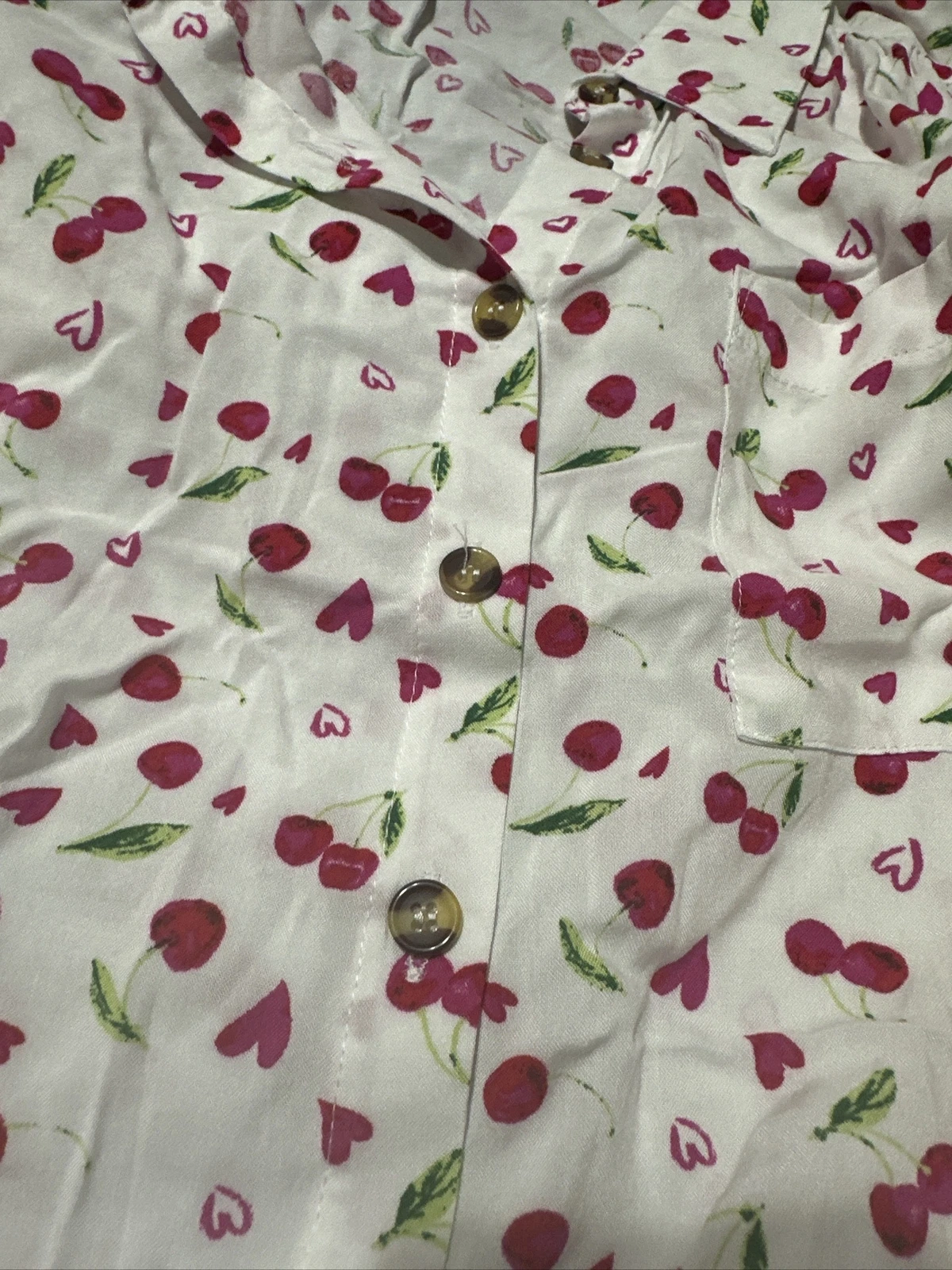 NoBo Juniors Multicolor Sleeveless ButtonFront Chest Pocket Tie Front Top Size M