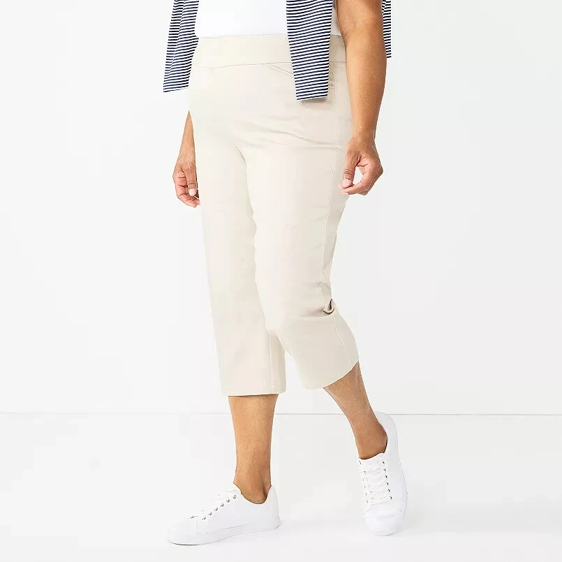 Women's Croft & Barrow® Effortless Stretch Capri Pants